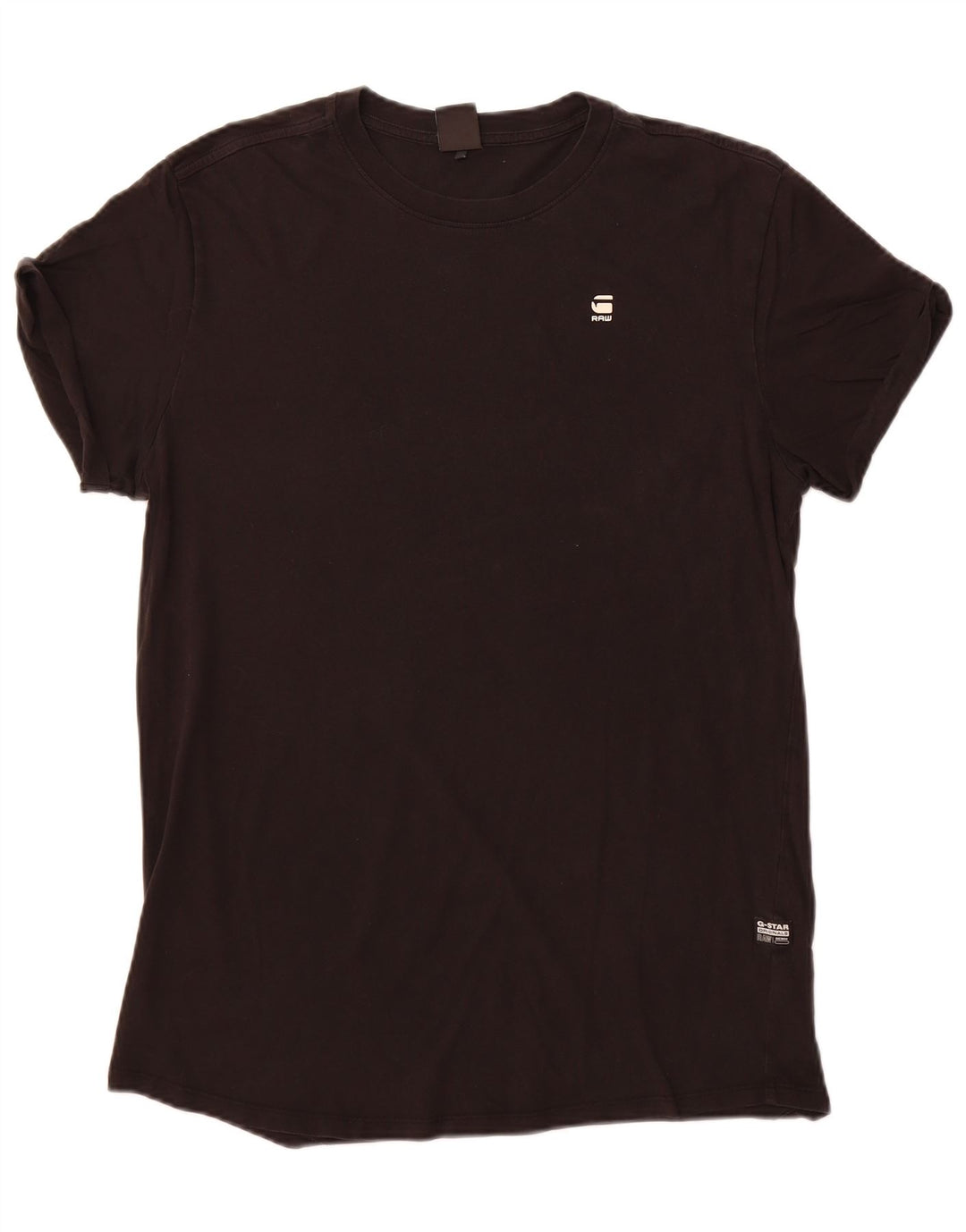 Camiseta masculina G-STAR Top médio algodão preto