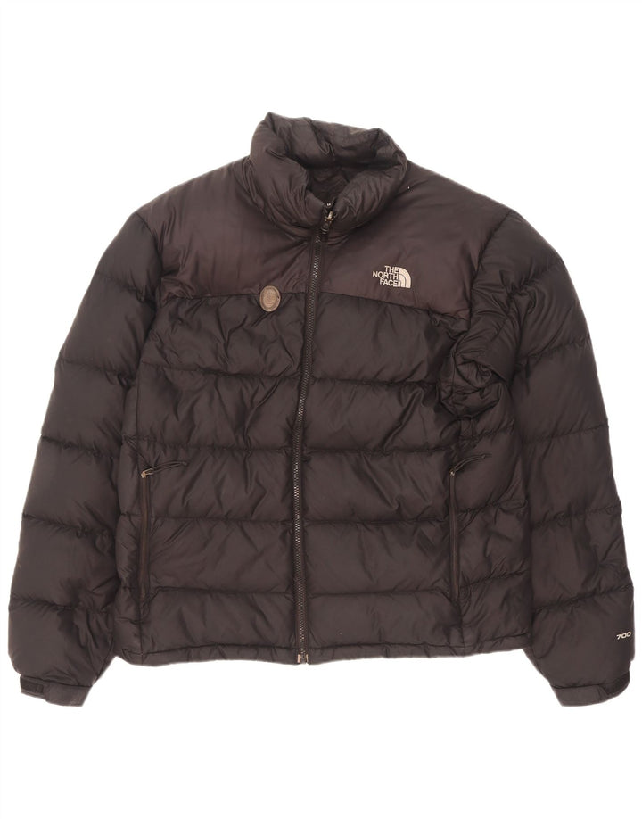 Jaqueta acolchoada masculina The North Face UK 38 médio preto colorblock nylon