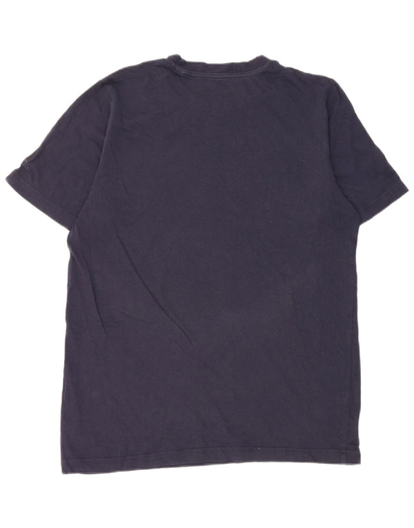 Adidas Camiseta Masculina Graphic Top Médio Algodão Azul Marinho