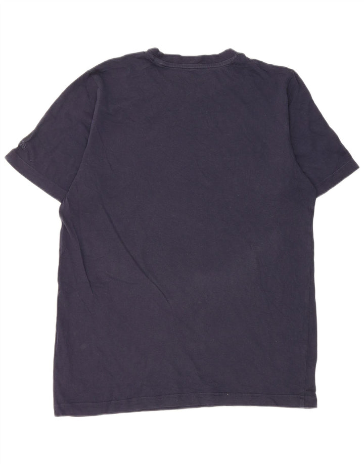 Adidas Camiseta Masculina Graphic Top Médio Algodão Azul Marinho