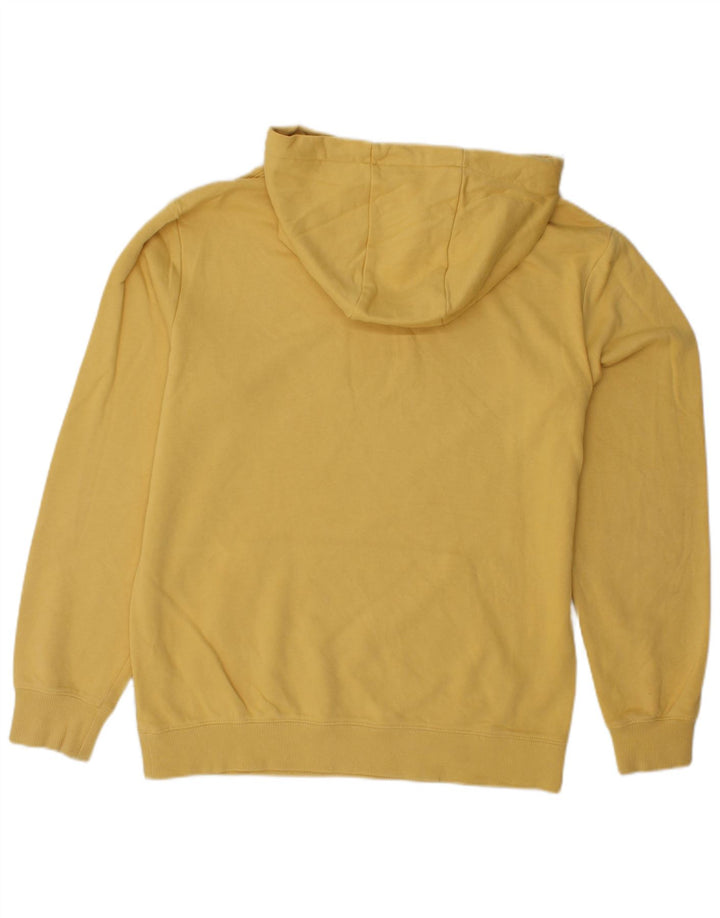 Suéter masculino com capuz gráfico QUIKSILVER médio algodão amarelo