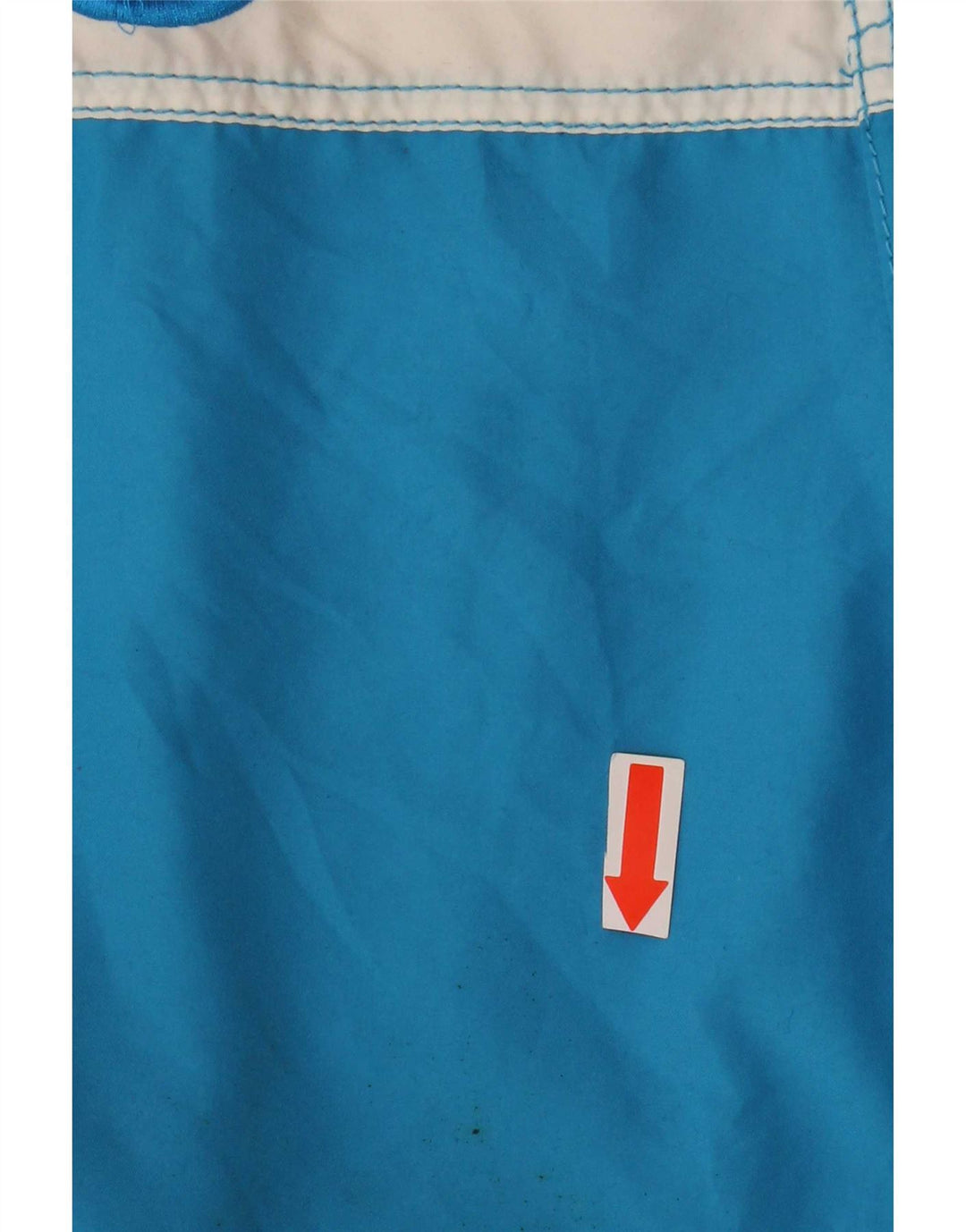 Shorts de natação masculinos Superdry com estampa gráfica azul médio Poliéster