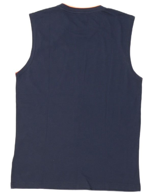 Lotto Mens Graphic Vest Top Grande Azul Marinho Esportes