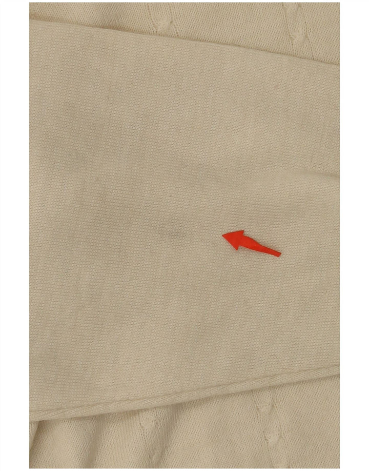 Suéter feminino BIBO com decote em V IT 50 XL lã branca