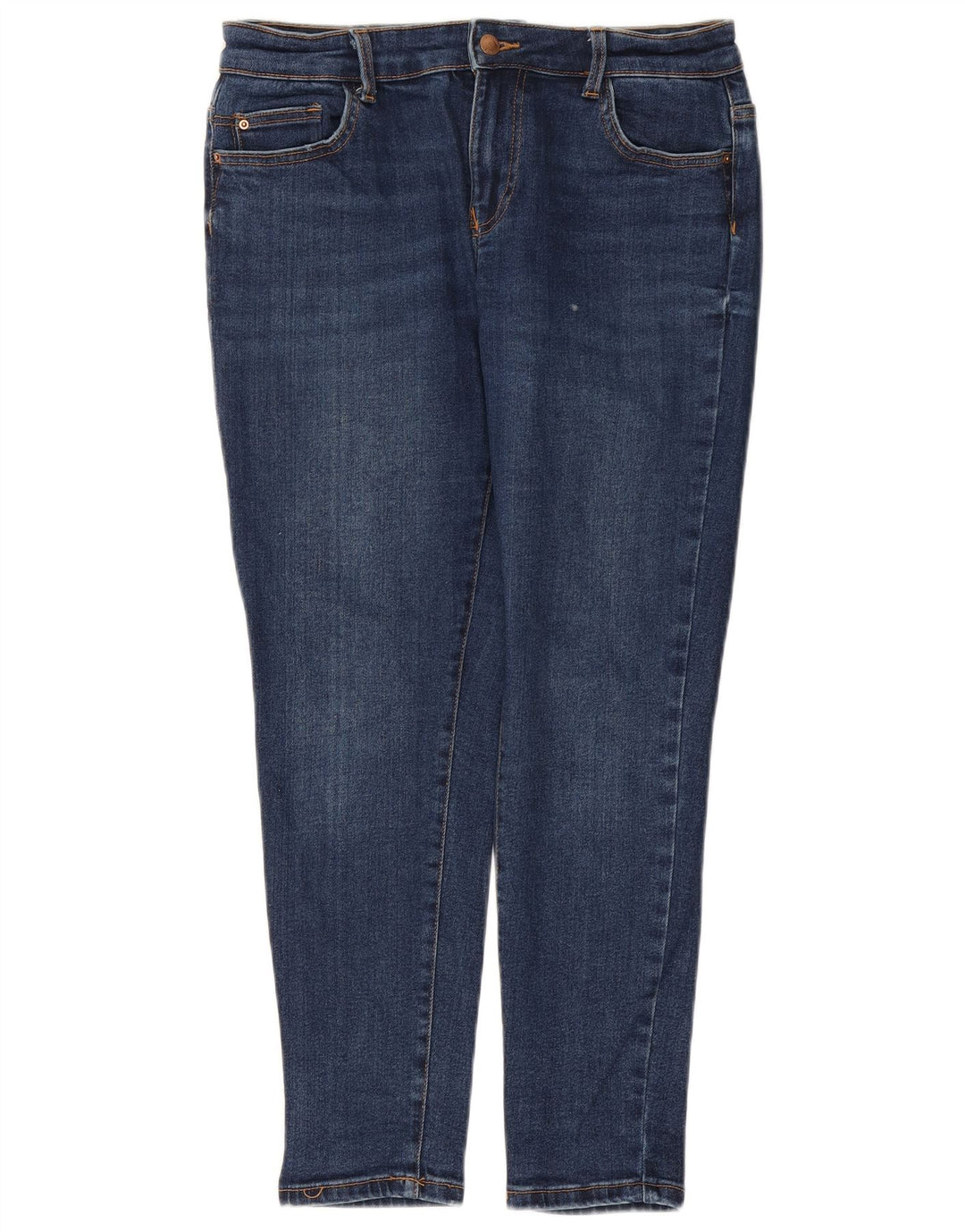 Zara Jeans Slim Feminino EU 40 Médio W30 L27 Azul