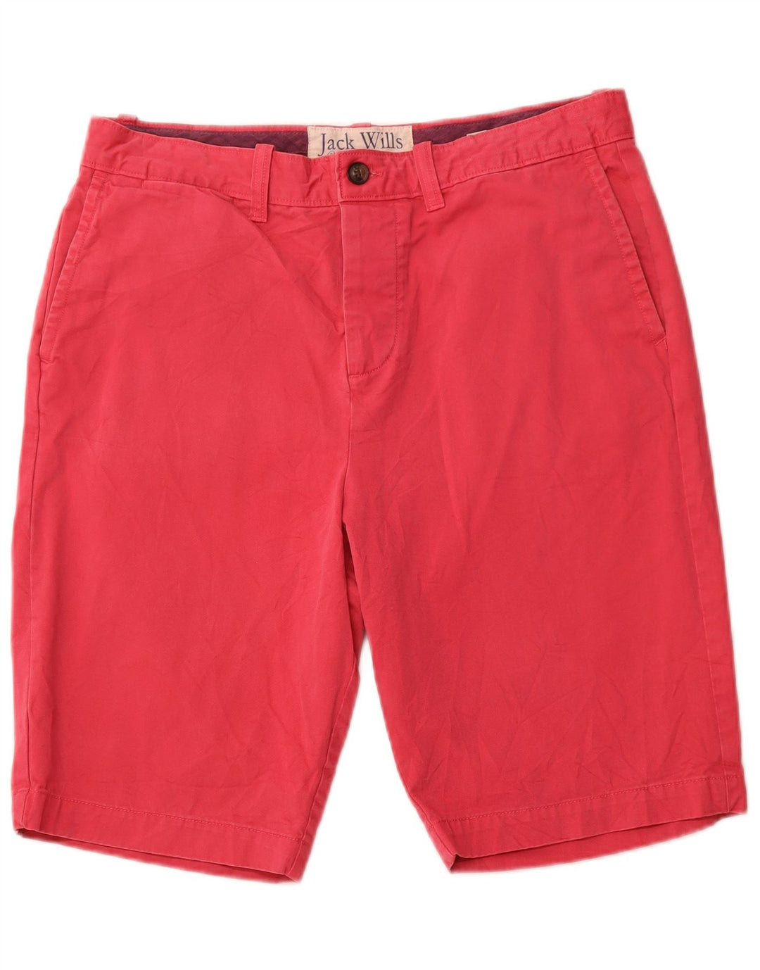 Jack Wills Mens Chino Shorts W34 Grande Algodão Rosa