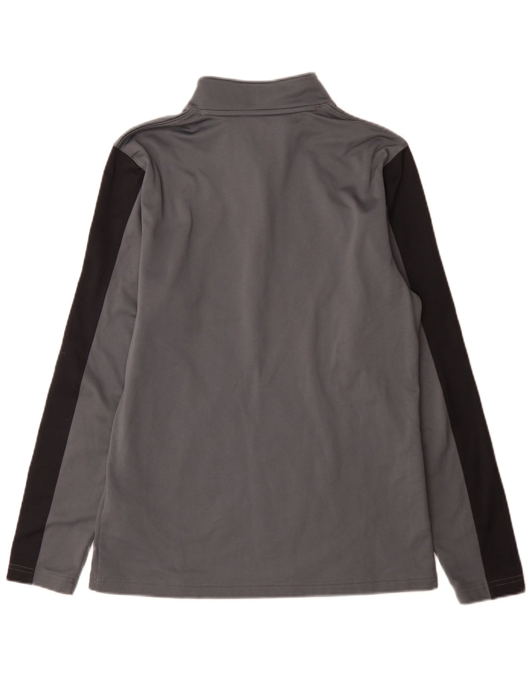 Under Armour Womens Zip Neck Regular Fit Top Manga Longa Médio Cinza Esportes