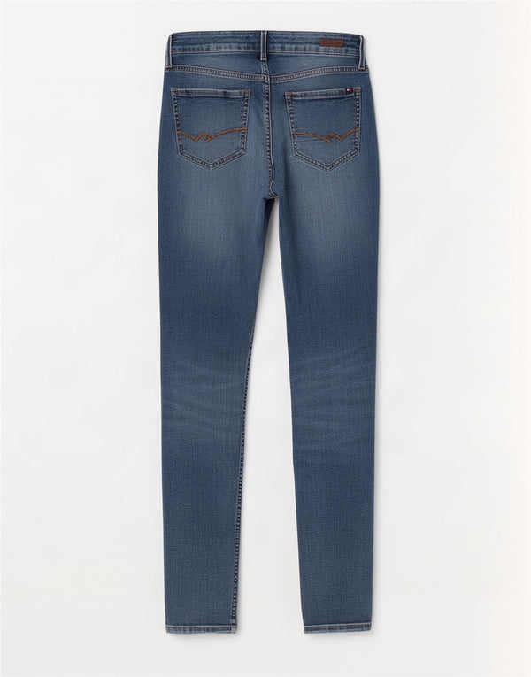 Tommy Hilfiger Jeans Slim Feminino W27 L32 Azul Algodão