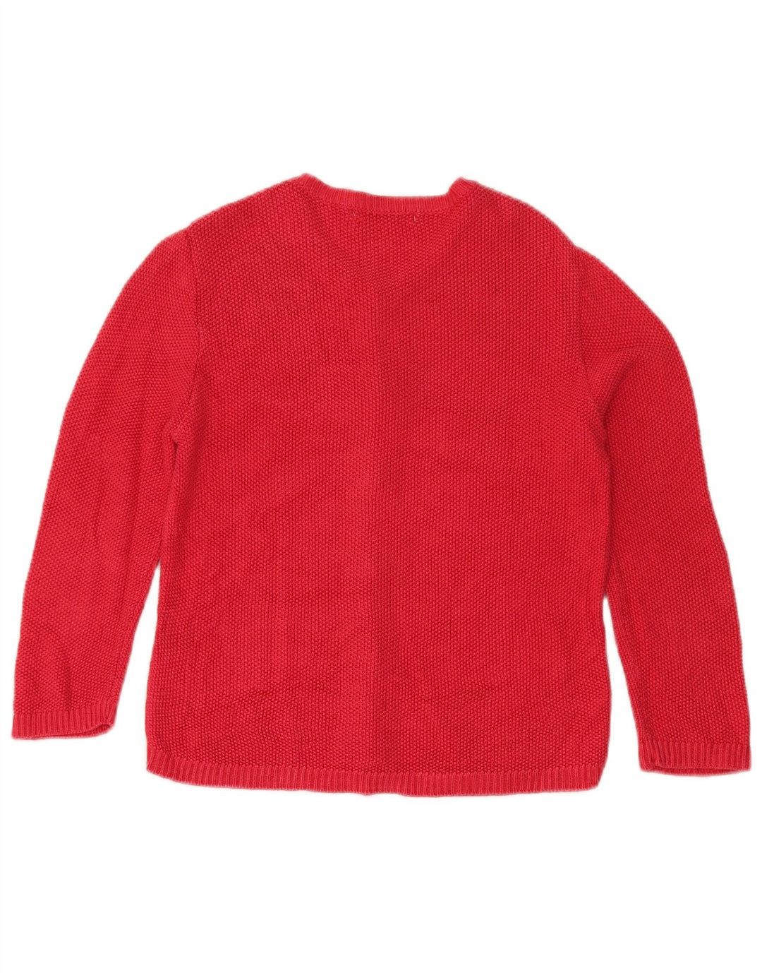 Suéter cardigã feminino Zara UK 10 pequeno viscose vermelha
