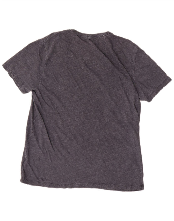 Camiseta masculina Gap grande algodão manchado cinza