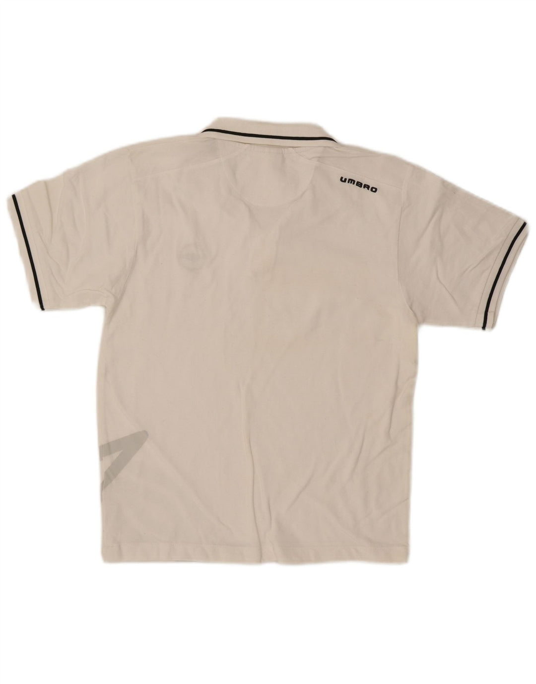 Camisa polo masculina Umbro gráfica pequena branca