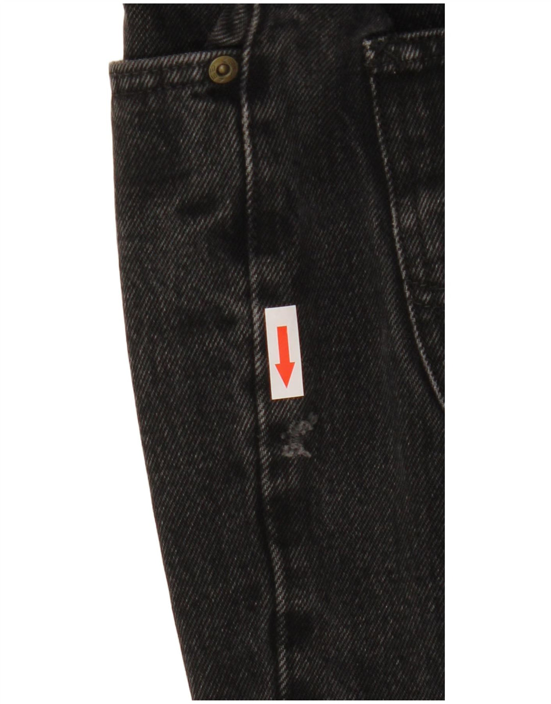 Lee Mens Brooklyn Straight Jeans W34 L31 Algodão Preto