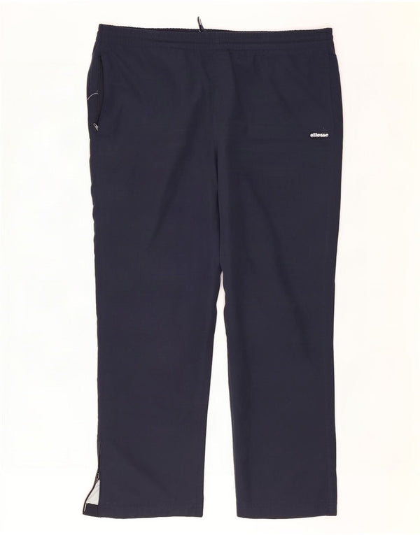 Calça de treino masculina Ellesse XL azul marinho poliéster