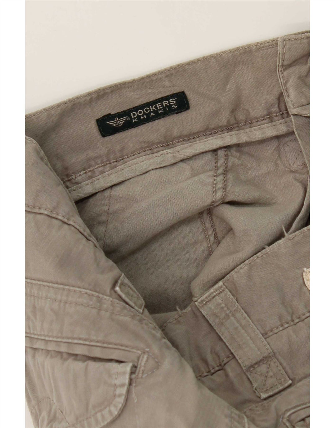 Calça jeans masculina Dockers cáqui reta W30 L32 cinza