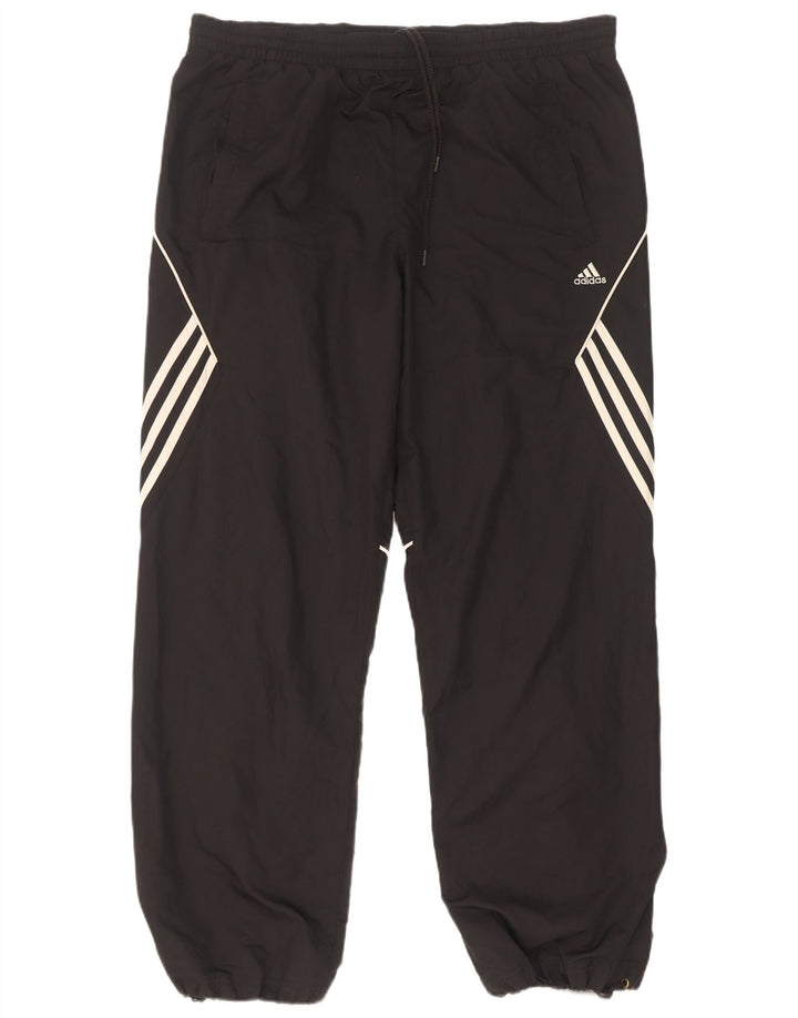 Adidas Mens Treino Calças Joggers Médio Poliéster Preto