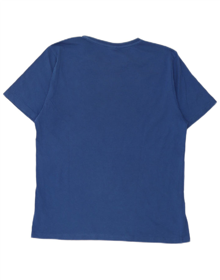 Camiseta masculina North Sails com estampa gráfica azul médio algodão