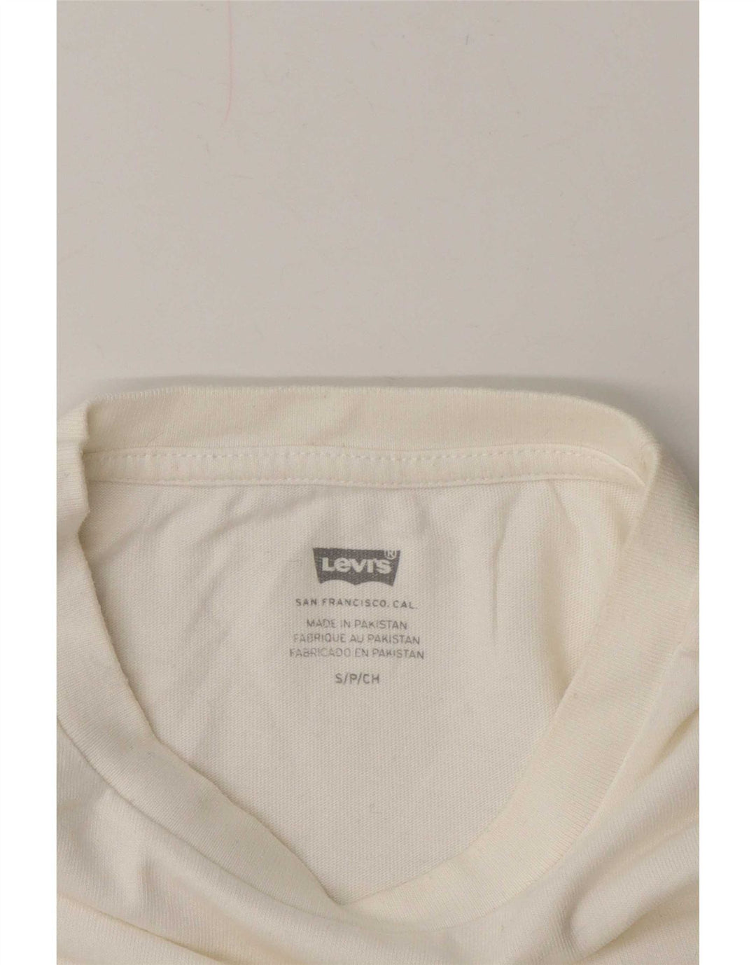 Camiseta masculina gráfica Levi's Top pequeno branco