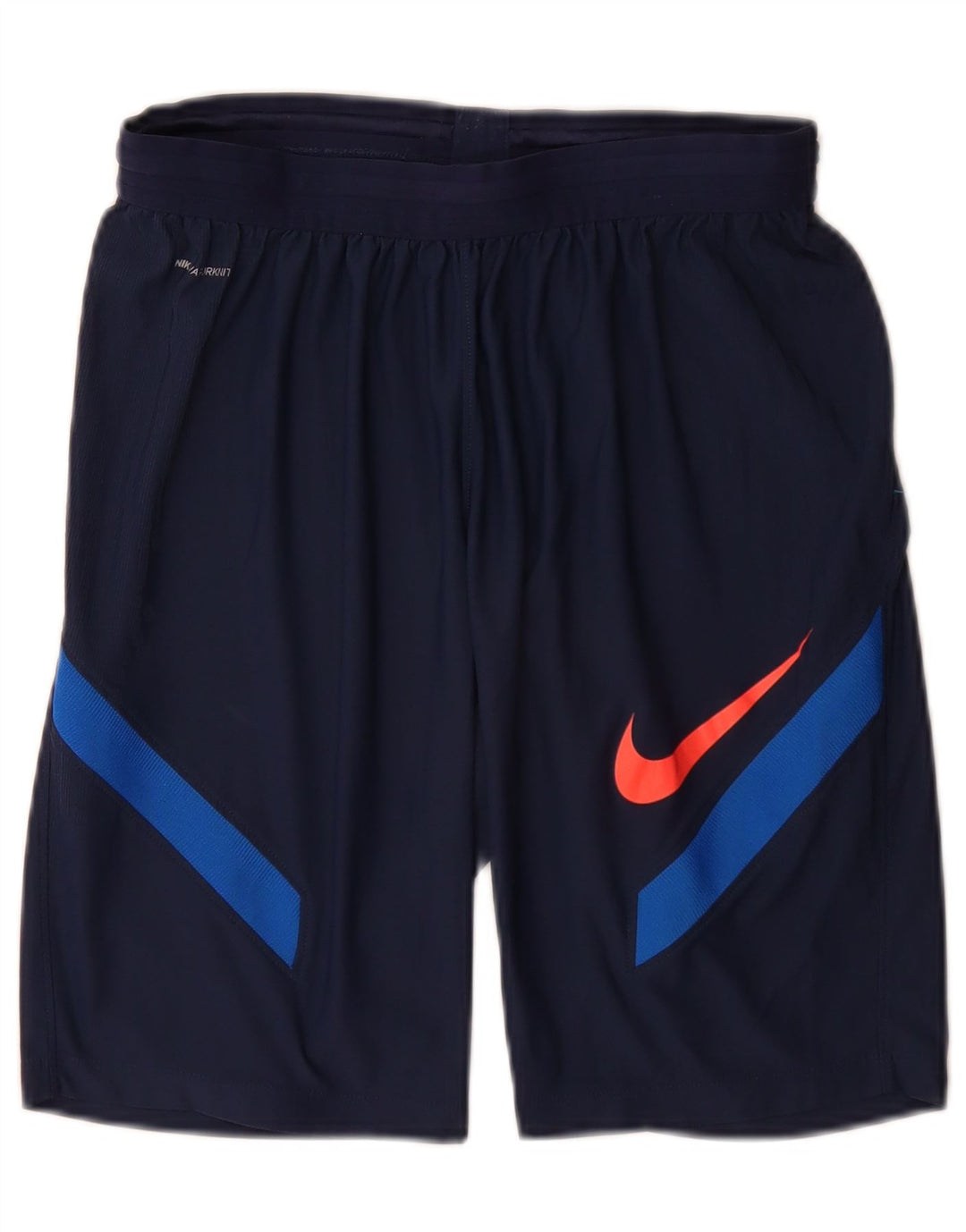 Shorts esportivos gráficos masculinos Nike médio azul marinho colorblock