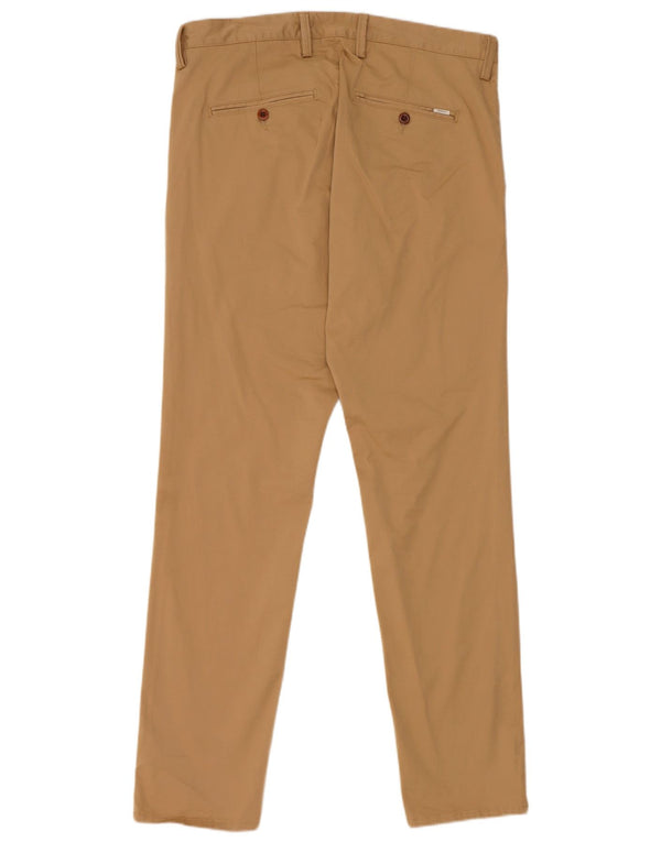 Calça Chino Masculina Slim Fit Gant W34 L32 Algodão Bege