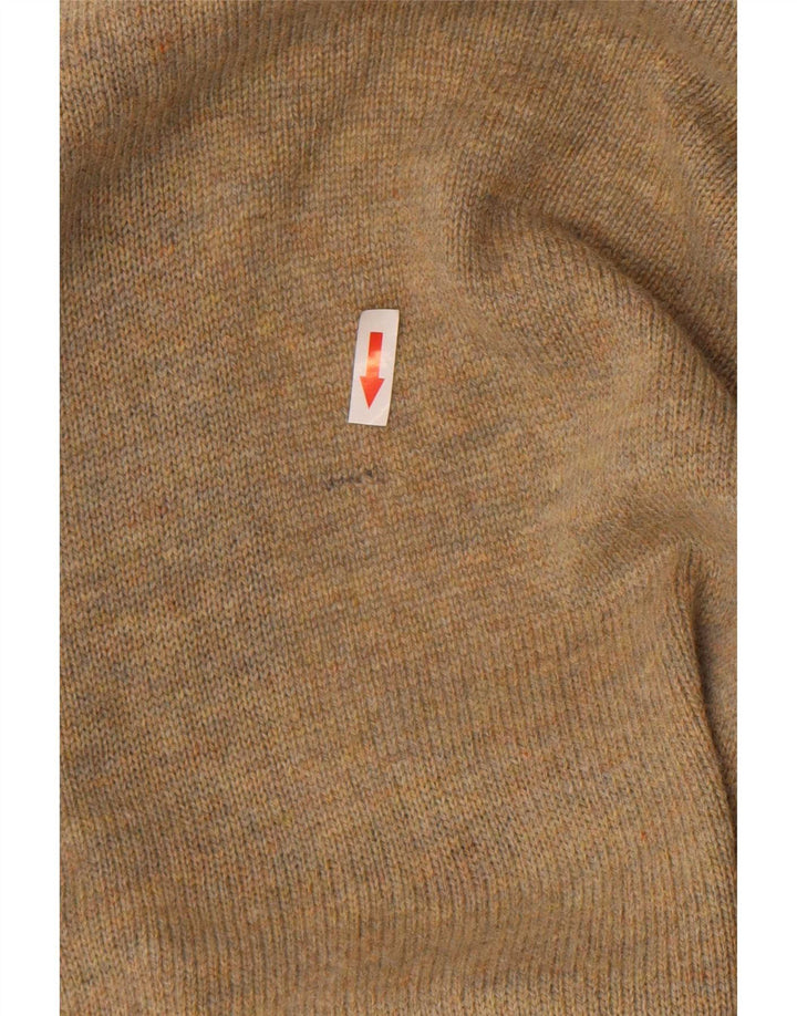 Suéter Cardigan Masculino Vintage XL Marrom Argyle/Diamante