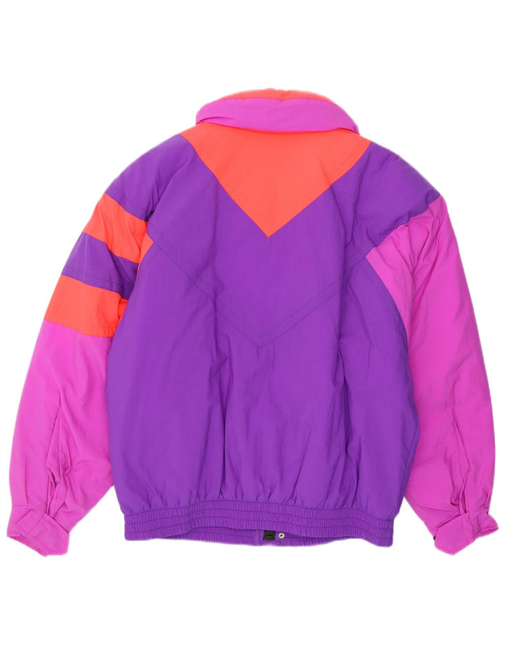 Jaqueta de esqui masculina Fila Loose Fit IT 46 Small Purple Colourblock Poliamida 90s