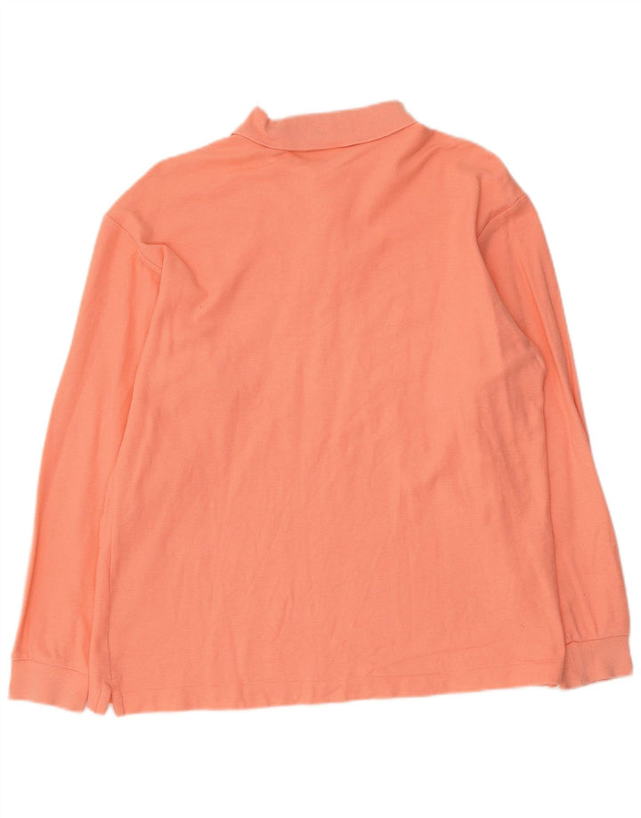 Camisa polo masculina Fila manga comprida IT 46 pequena laranja