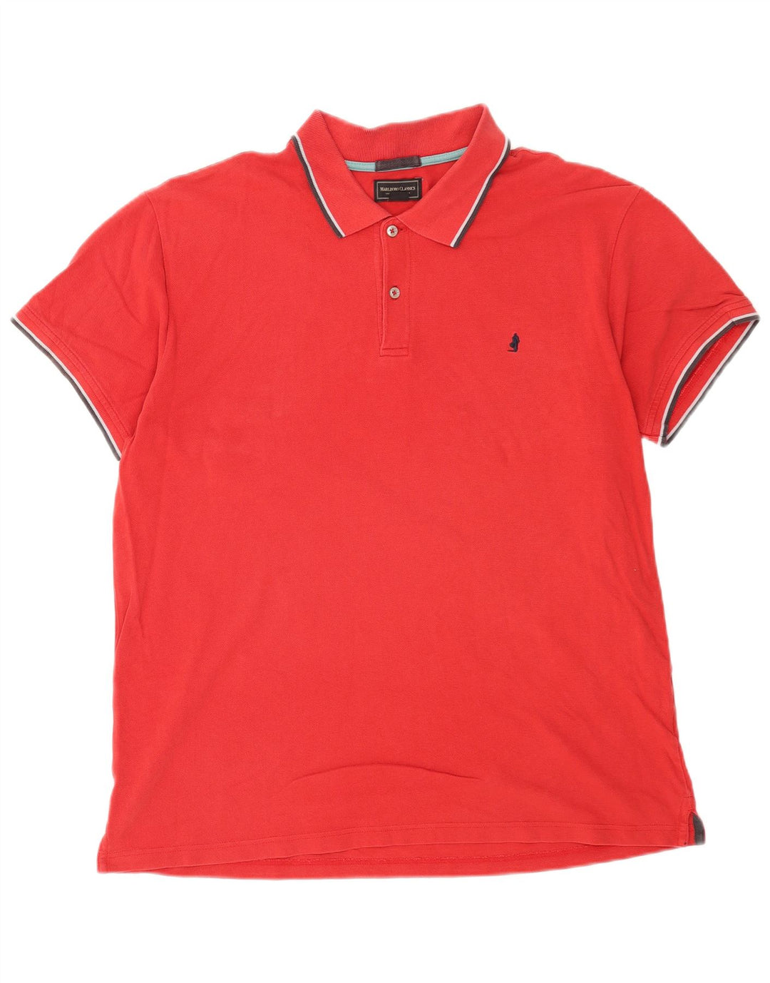 Camisa polo masculina Marlboro Classics 2XL algodão vermelho