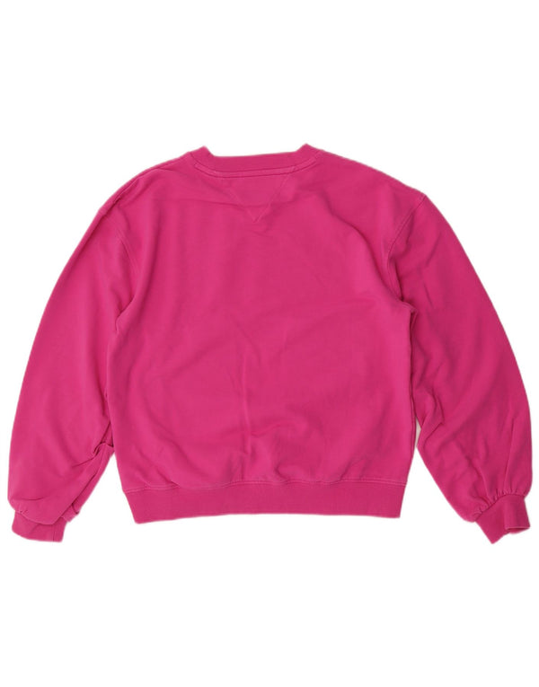 Suéter gráfico Tommy Hilfiger para meninas 13-14 anos algodão rosa