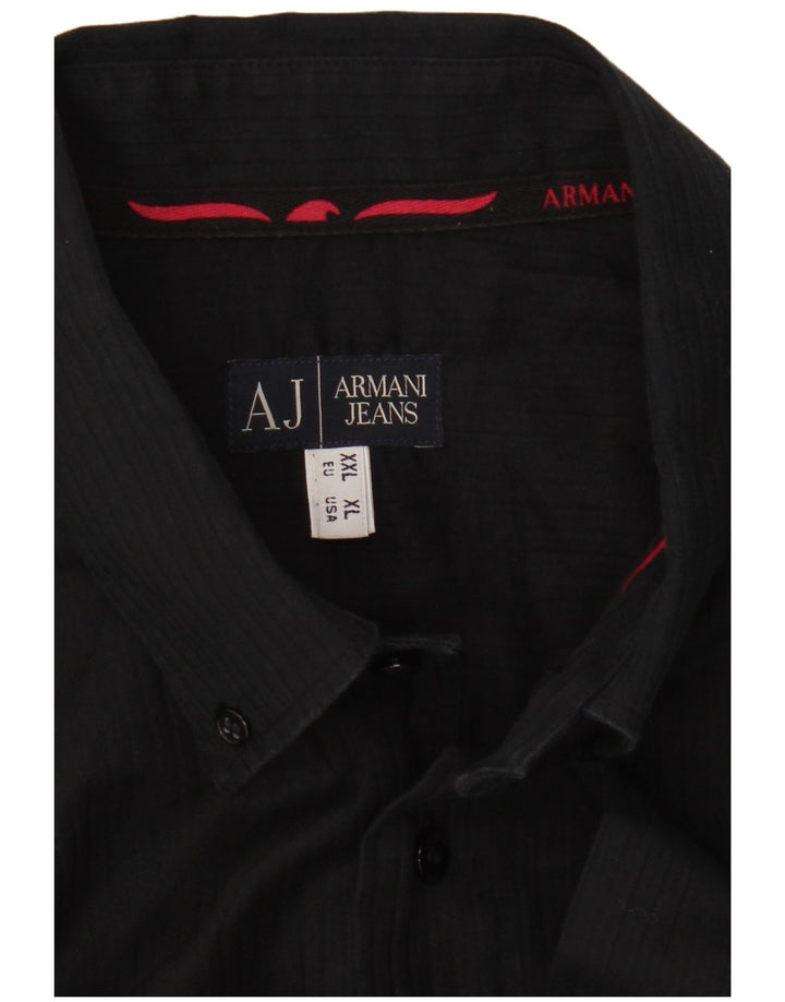 Camisa masculina ARMANI JEANS 2XL preta