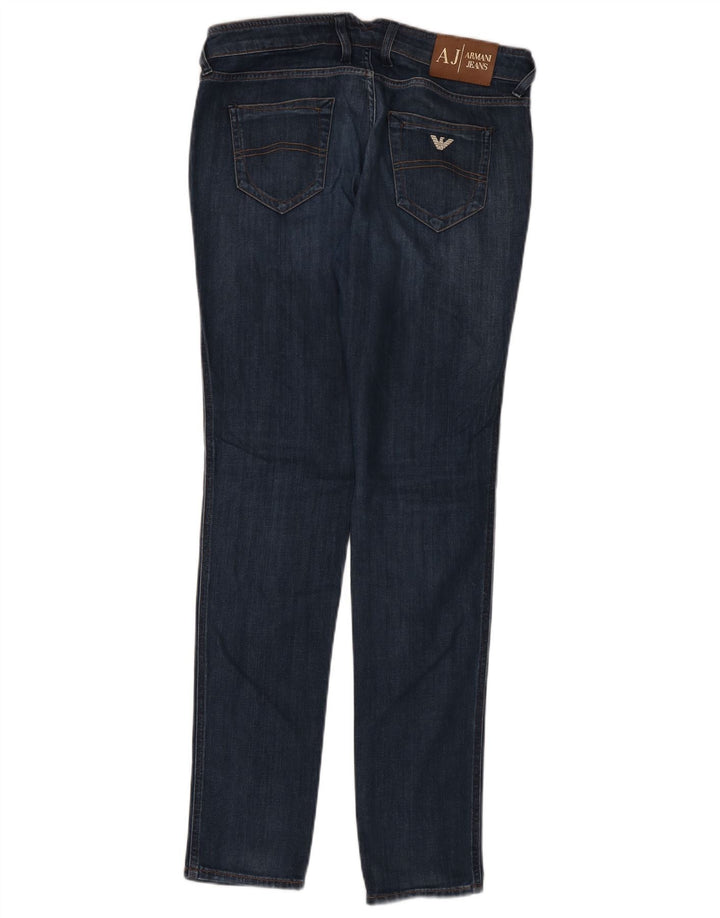 Calça jeans skinny feminina Armani W30 L34 azul marinho