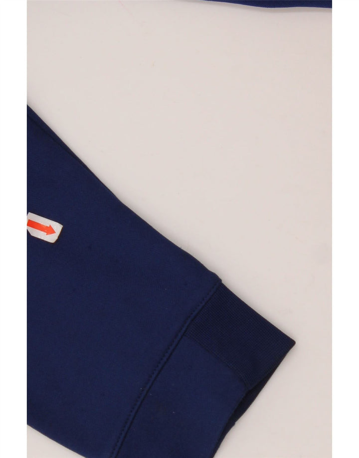 Suéter NIKE Boys Zip com capuz 12-13 anos grande azul marinho colorblock