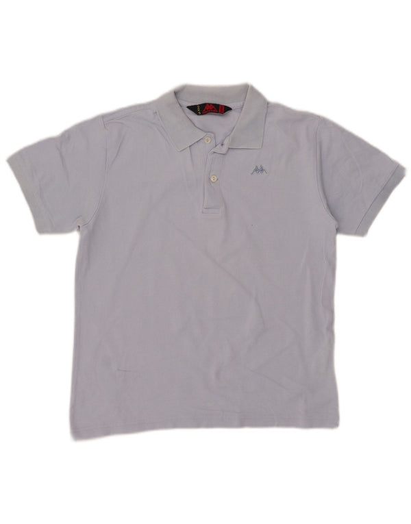 Camisa polo feminina Kappa UK 18 XL azul algodão