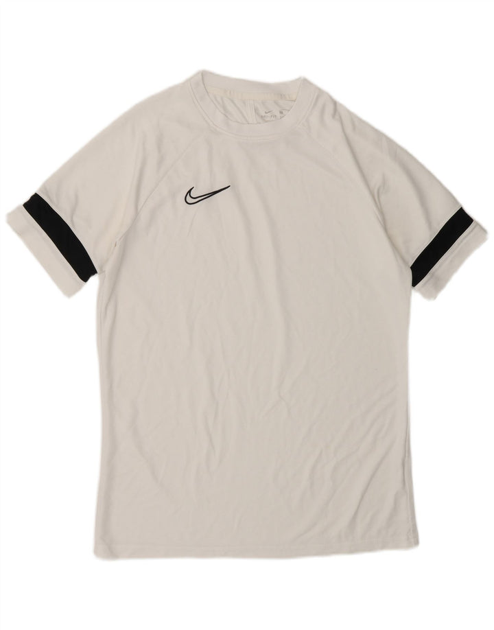 Camiseta masculina Nike Top médio branco poliéster esportivo