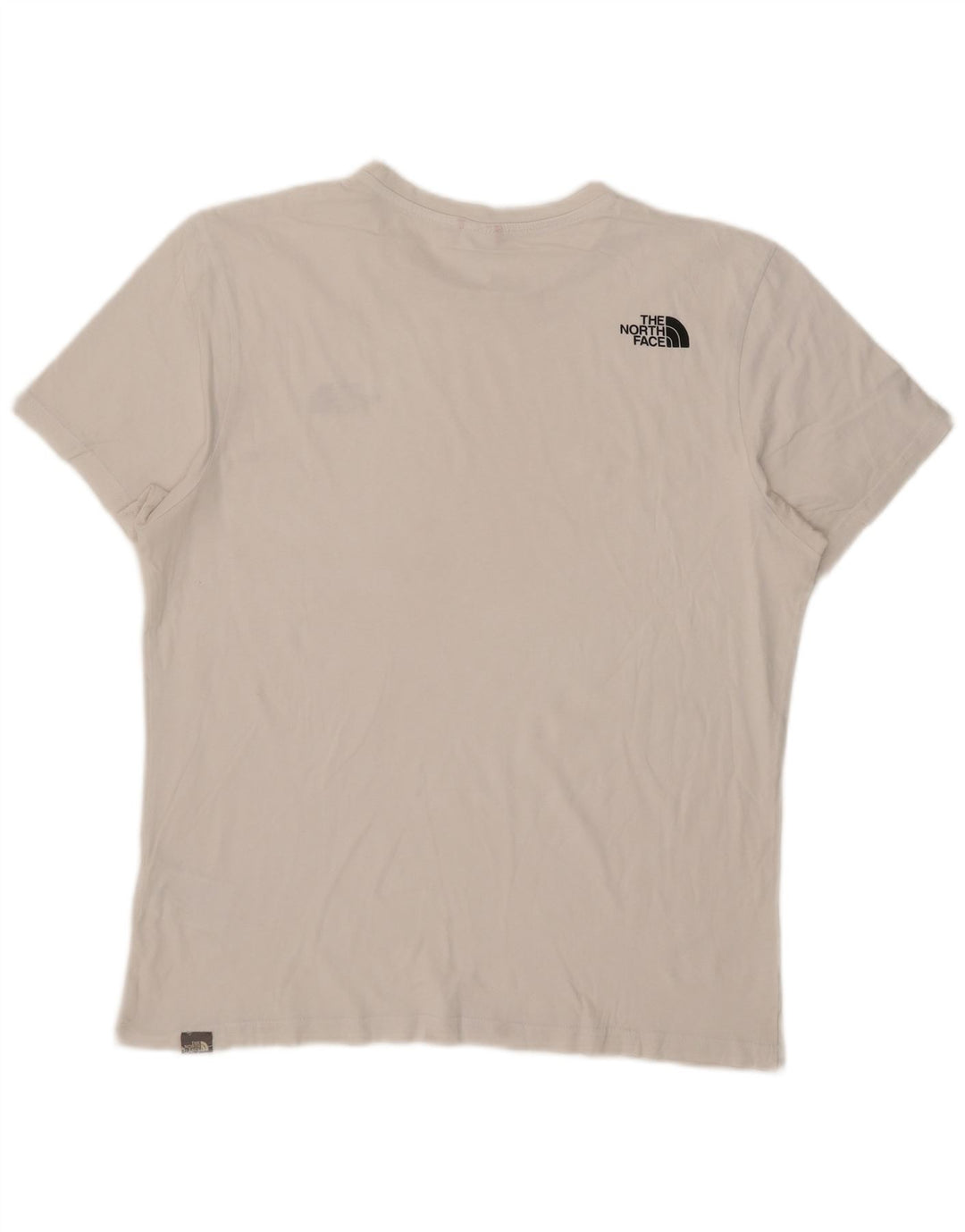 Camiseta masculina THE NORTH FACE top grande de algodão branco