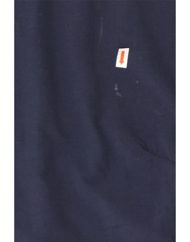 Calça de treino masculina Kappa grande azul marinho poliamida
