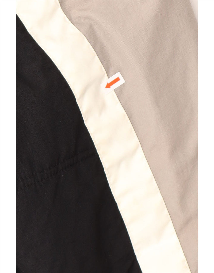 Jaqueta acolchoada masculina FILA UK 38 poliamida colorblock preta média