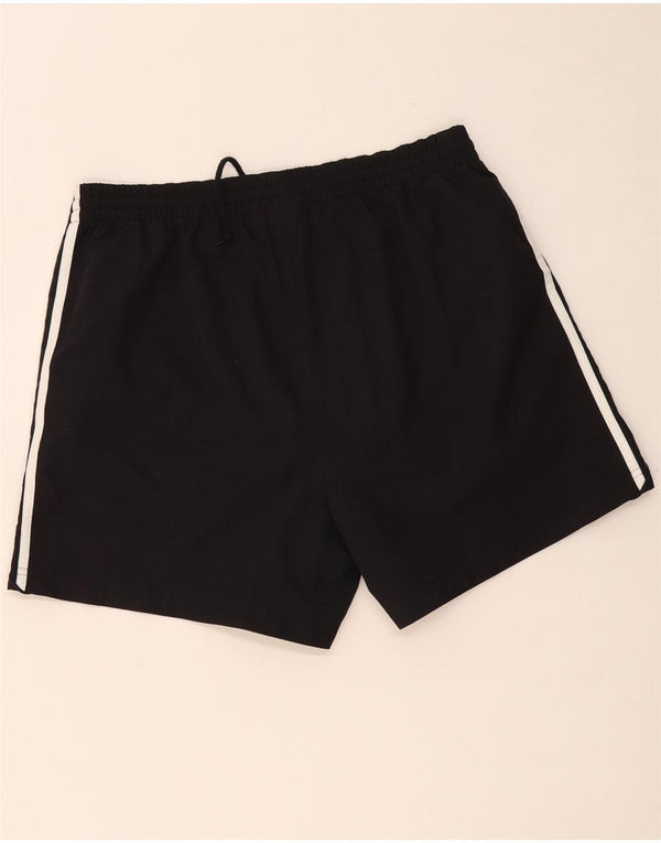 Shorts esportivos masculinos ADIDAS grande poliéster preto