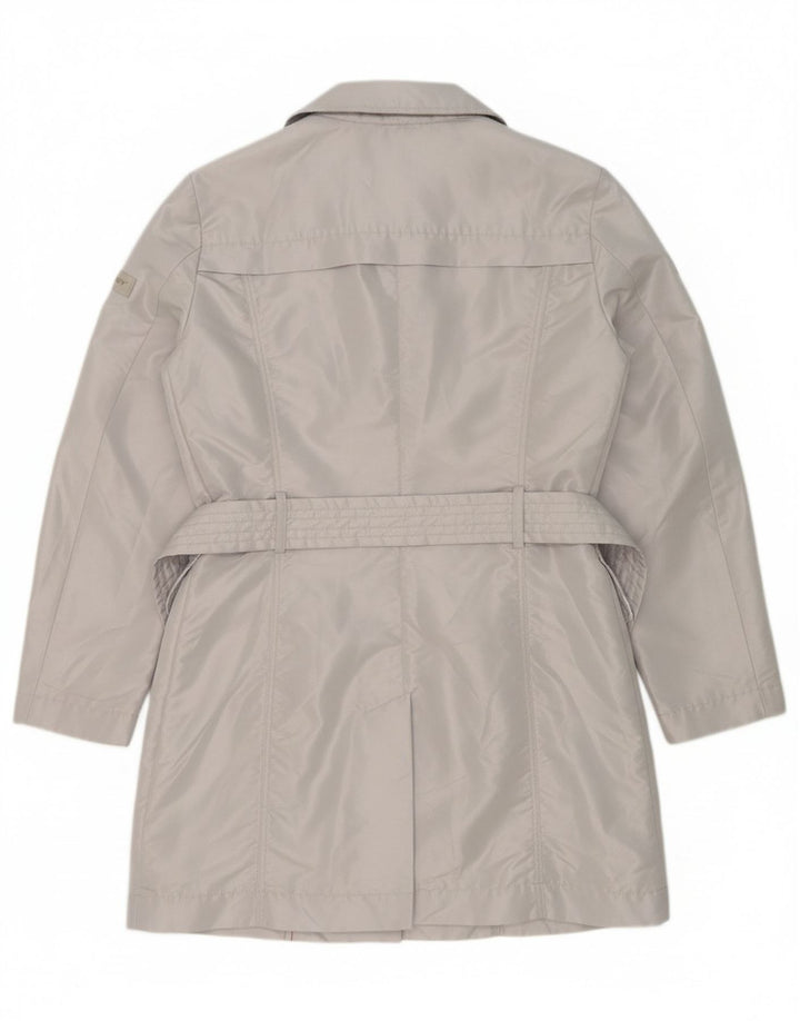 PEUTEREY Trench Coat feminino IT 48 XL poliéster cinza