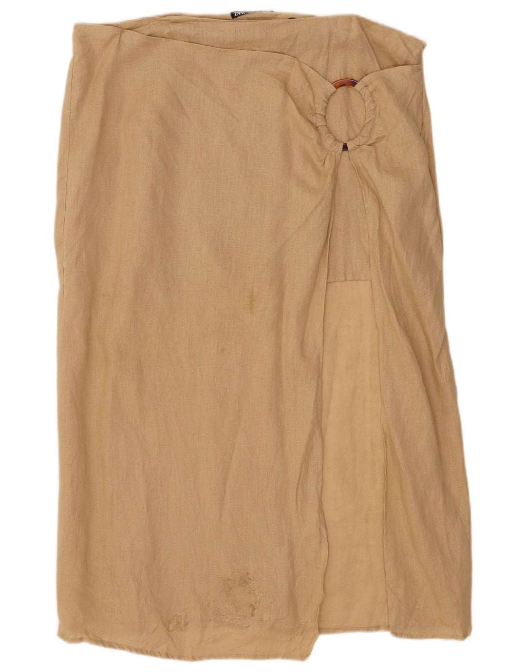 Saia sarongue feminina Zara 2XL W34 bege