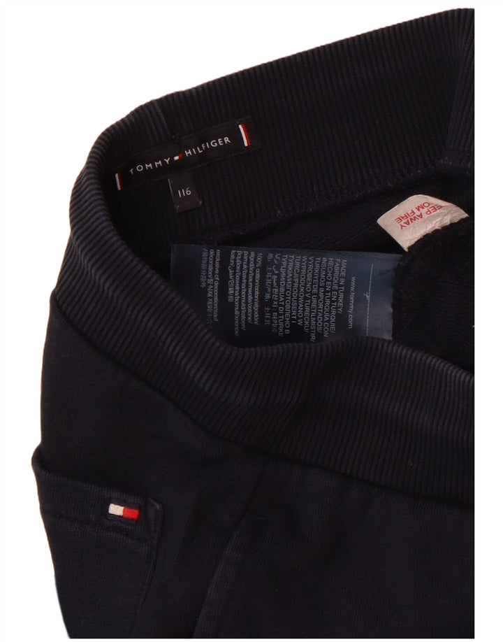 Tommy Hilfiger Meninos Calças de treino gráfico Joggers 5-6 anos Azul marinho