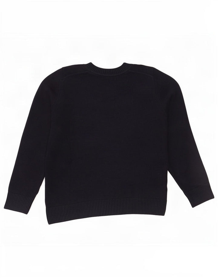 Suéter masculino Gant com gola redonda XL algodão azul marinho