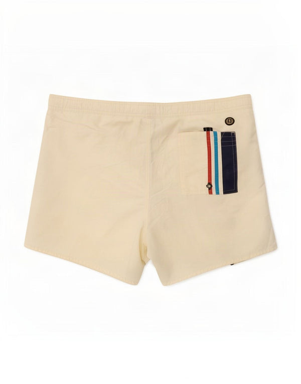 Calção de banho masculino Colmar IT 52 grande poliéster colorblock branco