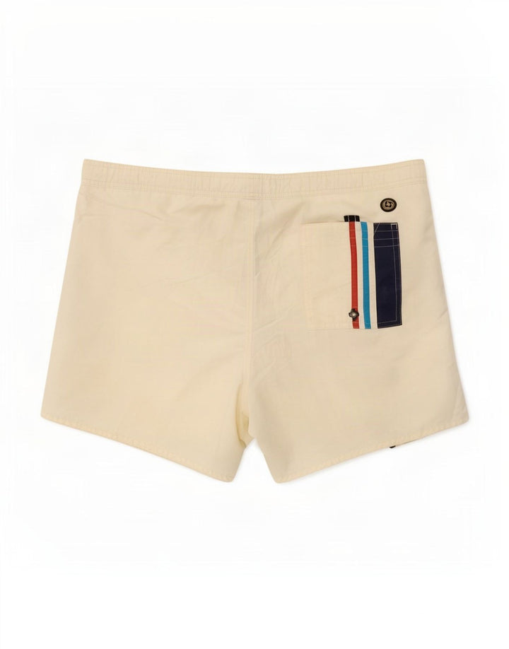 Calção de banho masculino Colmar IT 52 grande poliéster colorblock branco