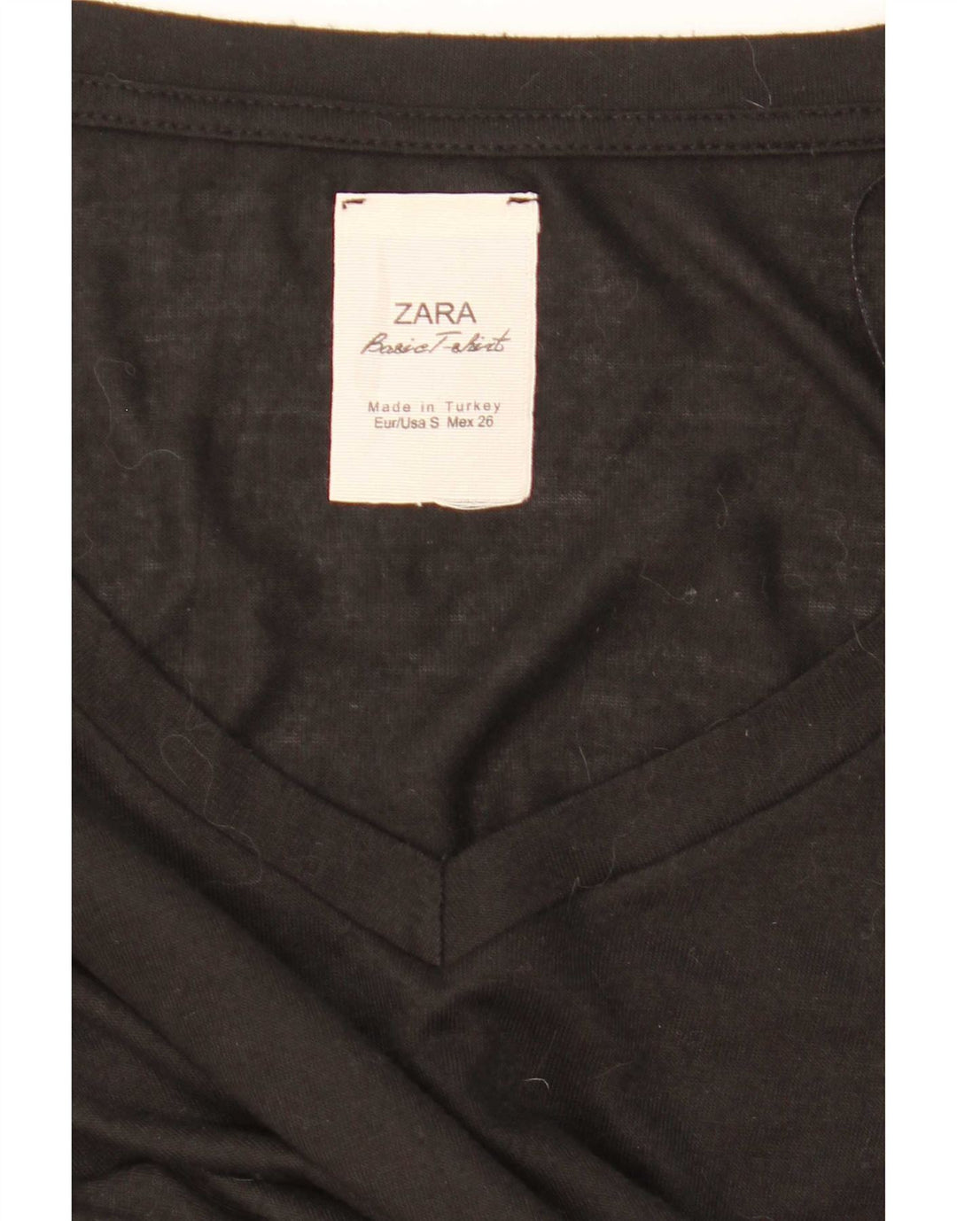 Túnica feminina Zara Oversized UK 10 pequena preta