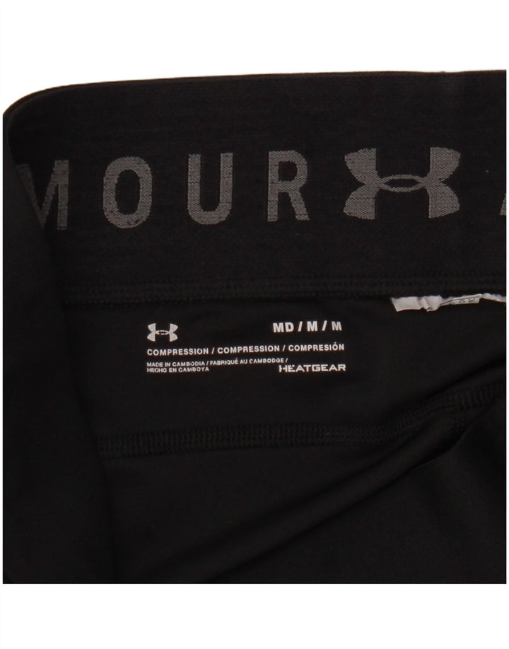 Under Armour Womens Heat Gear Leggings Reino Unido 14 Médio Preto