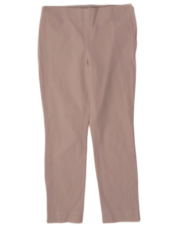 Calça feminina casual reta Cos EU 40 médio W28 L26 algodão cinza