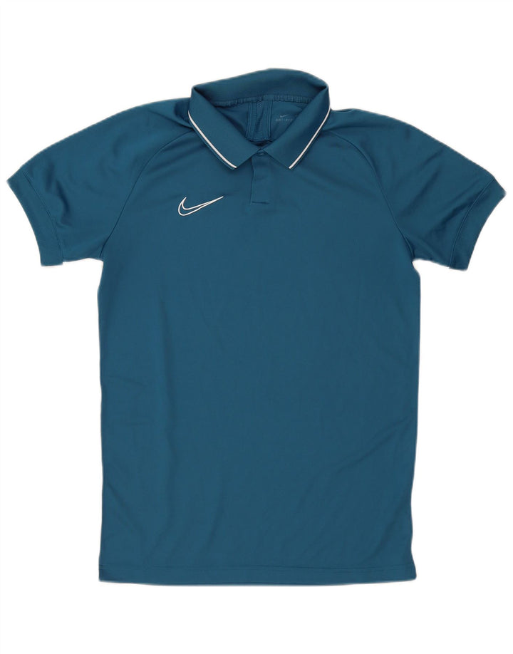 Camisa polo masculina Nike Dri Fit grande poliéster azul