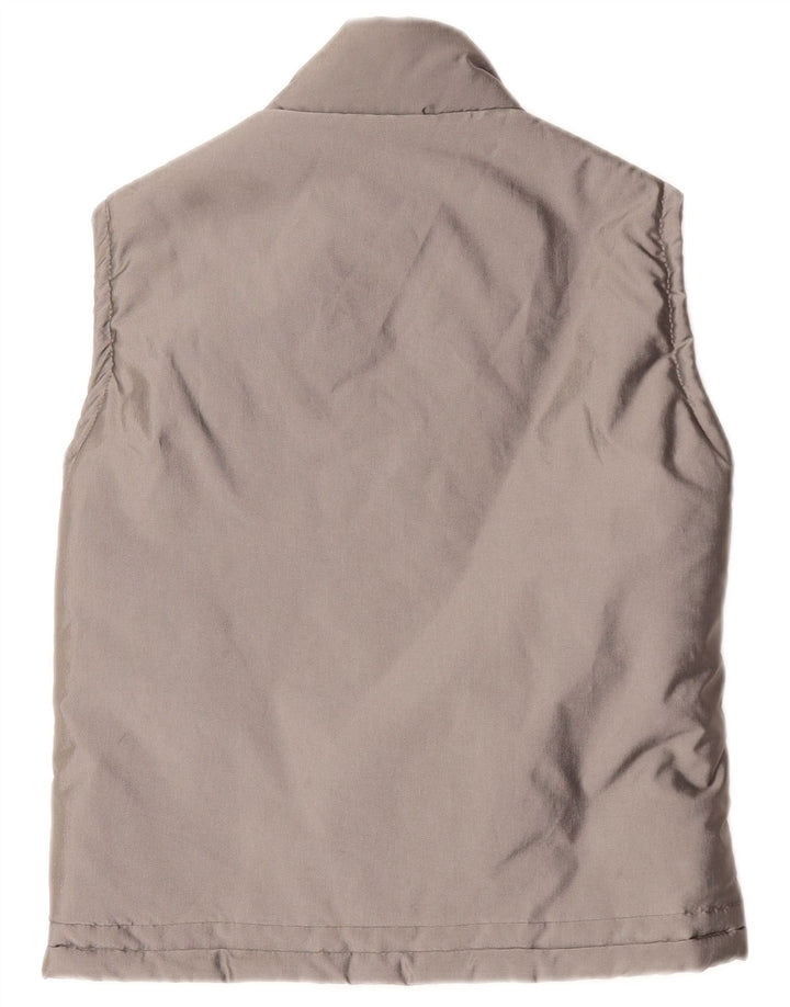 Colete acolchoado feminino ZOE UK 14 nylon cinza médio