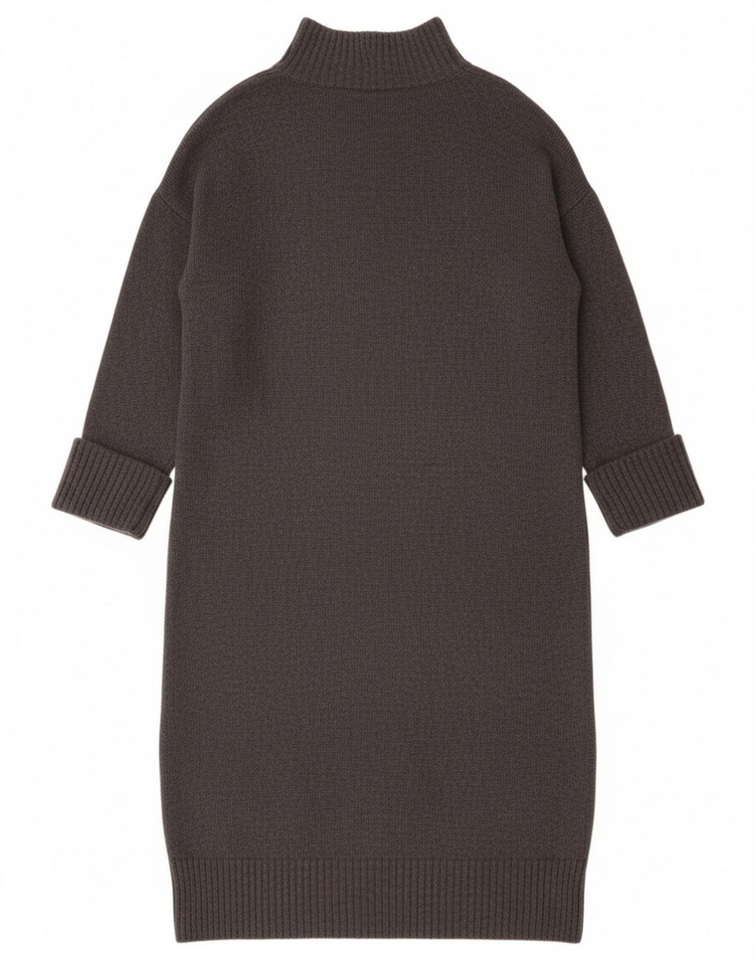 Vestido jumper feminino MINT VELVET manga comprida oversized Reino Unido 14 cinza médio