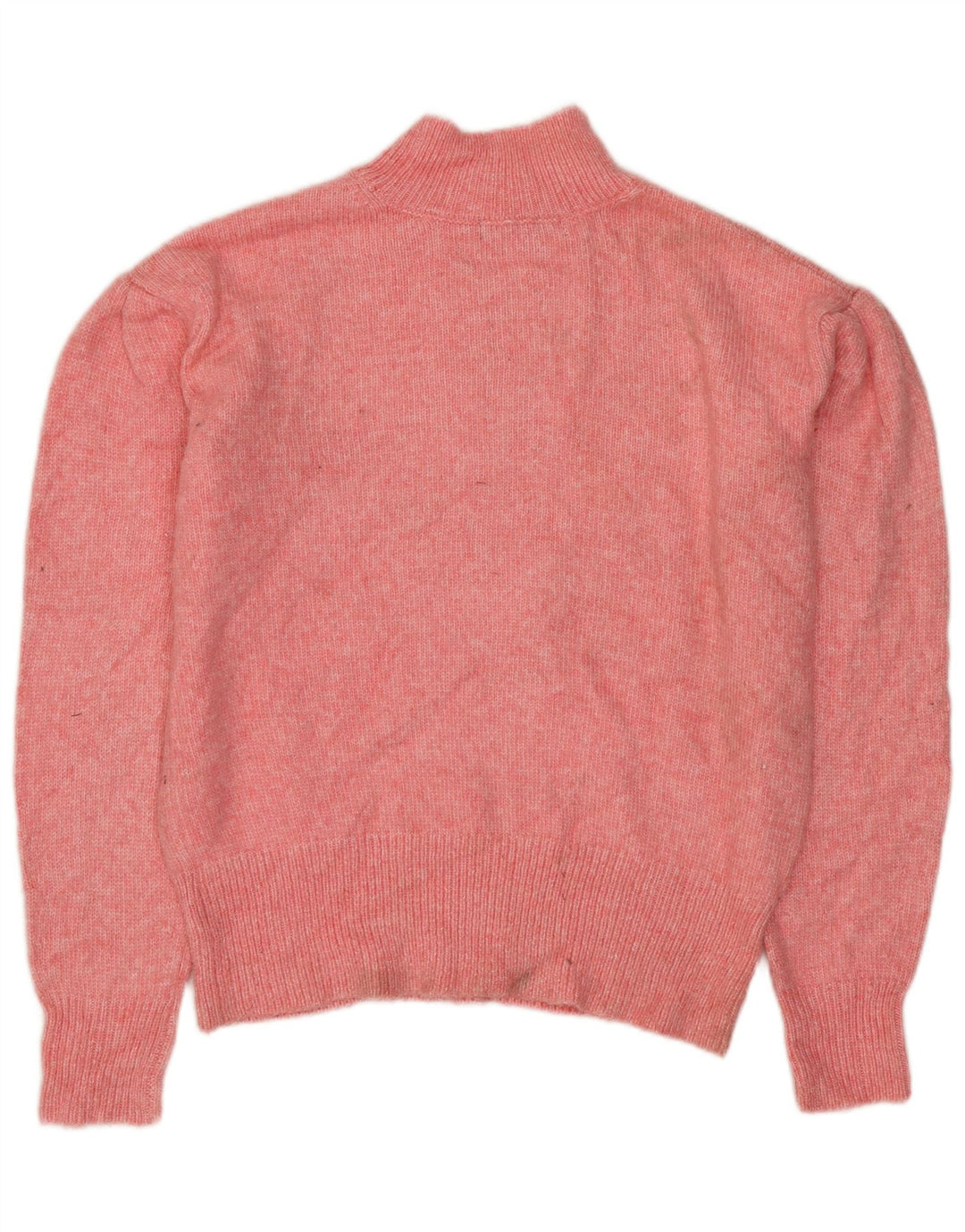 MARKS & SPENCER Suéter feminino oversized com gola tartaruga Reino Unido 6 XS rosa